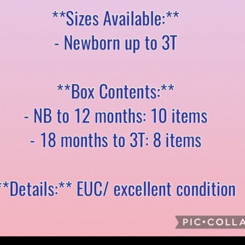 - Baby girls clothing bundle 8/10pc NB-5 - Picture 2 of 6